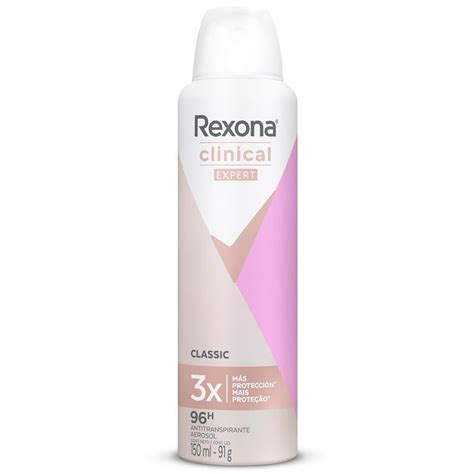 Antitranspirante Rexona Clinical Expert Classic En Aerosol Para Dama