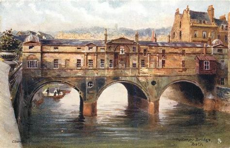 PULTENEY BRIDGE | World heritage city, Postcard, World heritage