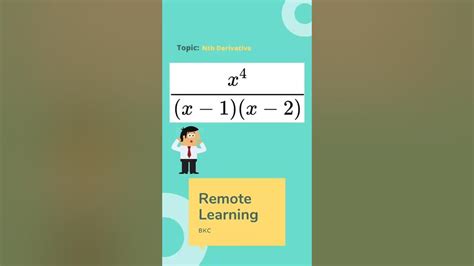 Nth Derivative Of X 4 X 1 X 2 Successive Differentiation Youtube