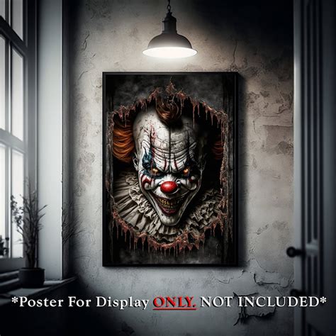 Creepy Frame Mockup Design For Your Horror Posters Display On Online