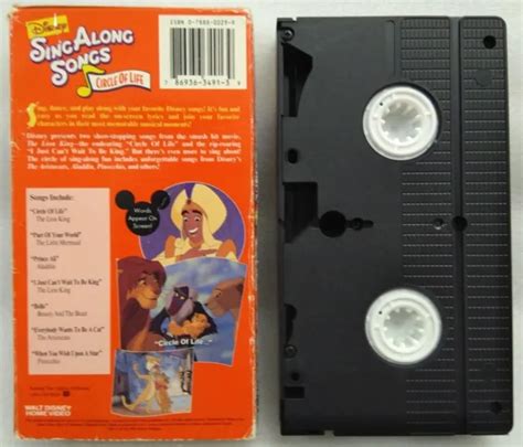 Vhs Disney Singt Mit Songs Der K Nig Der L Wen Kreis Des Lebens Vhs