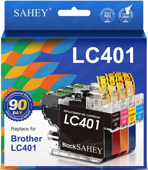 S A H E Y Lc401 Ink For Brother Printers Mfc J1010dwj1012dwj1170dw 4