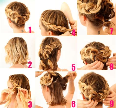 10 Tutoriales De Peinado Para Cabello Corto