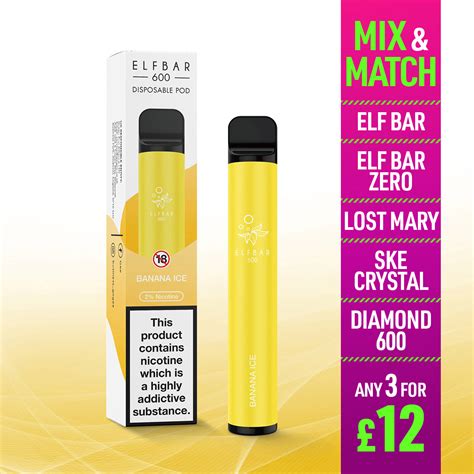 Elf Bar Banana Ice Disposable Vape Jenson E Cig