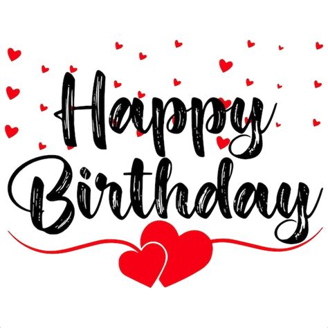 Premium Vector Free Vector Happy Birthday Lettering