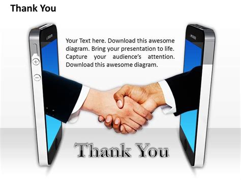 0314 Handshake With Thank You | Presentation PowerPoint Diagrams | PPT Sample Presentations ...