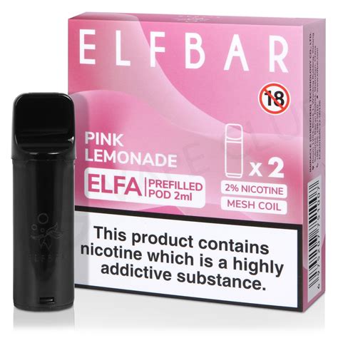 Pink Lemonade Elf Bar Elfa Prefilled Pod