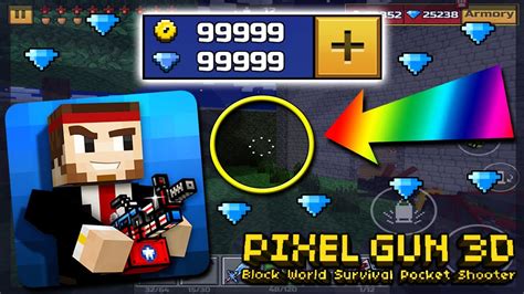 GLITCHES IN PIXEL GUN 3D FREE GEMS 12 2 0 YouTube