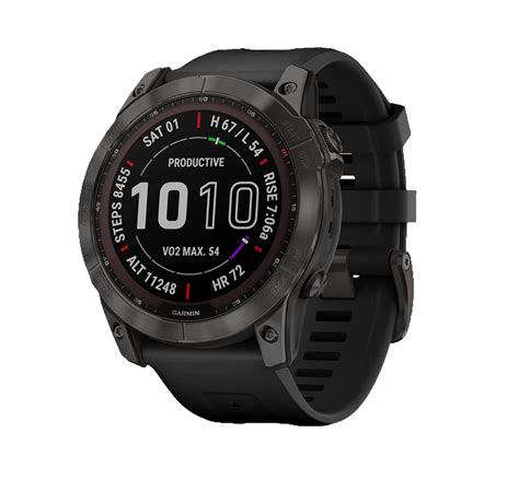 Купить Garmin Fenix 7X Sapphire Solar Carbon Gray DLC Titanium with