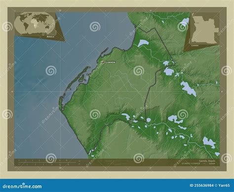 Luanda Angola Wiki Labelled Points Of Cities Stock Illustration