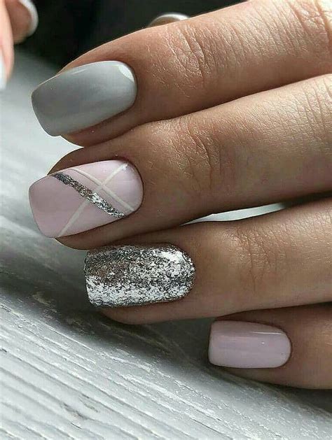 Dark Grey Short Nail Designs Design Talk