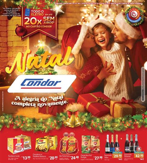 Tabloide Natal Condor Ofertas válidas de 22 11 a 08 12 21 SC by