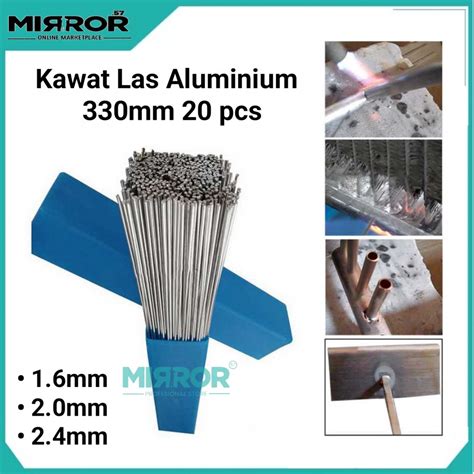 Jual Kawat Las Aluminium Electrode Suhu Rendah Welding Mm Isi Pcs