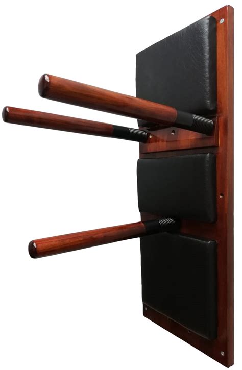 Wooden Dummy Wing Chun Wall Mounted Spring Arms Panel Wing Etsy