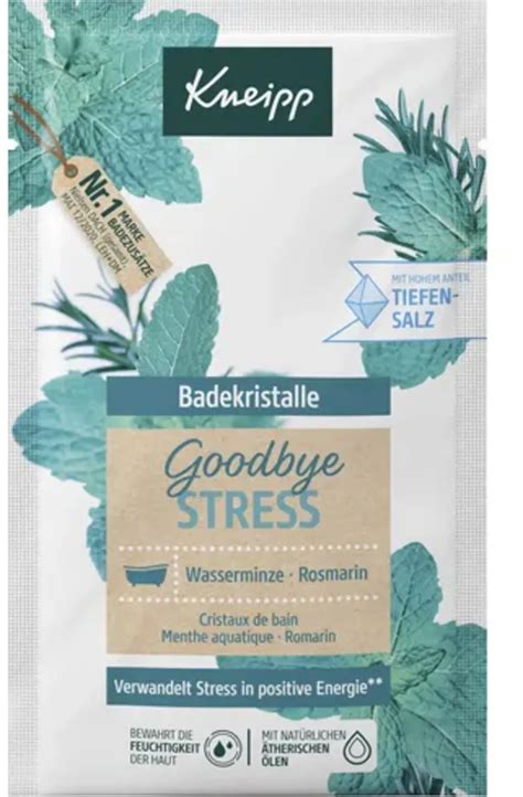 Cristaux De Bain Goodbye Stress G Kneipp Boutique En Ligne