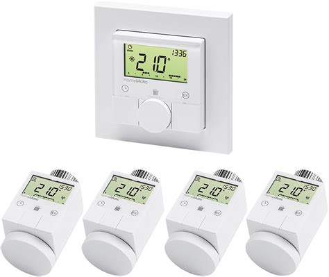 Homematic Spar Set Heizen X Heizk Rperthermostat Wandthermostat Ab