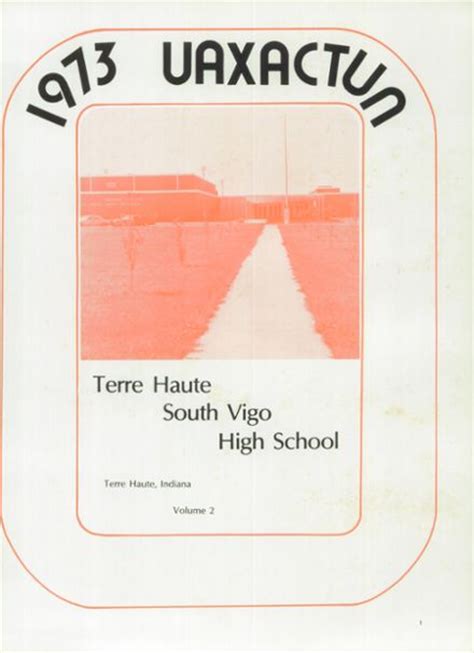 Explore 1973 Terre Haute South Vigo High School Yearbook, Terre Haute ...