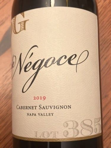 de Négoce OG Lot 385 Cabernet Sauvignon Vivino US