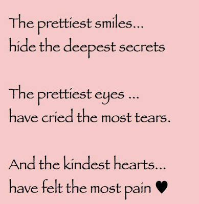 Quotes About Smiles Hiding Pain Quotesgram