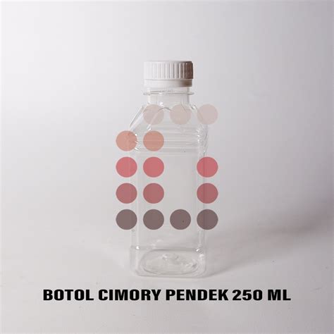 Jual BOTOL PLASTIK CIMORY PENDEK 250 ML ISI 100 PCS Shopee Indonesia