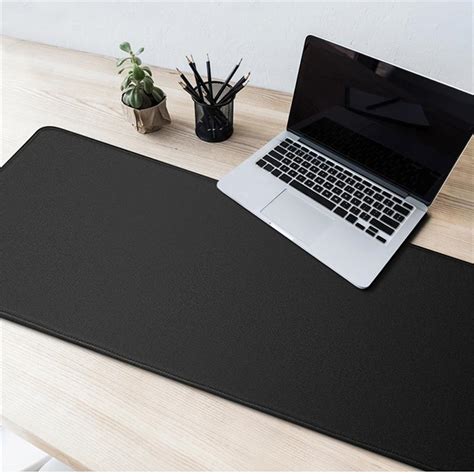 Mouse Pad Gamer Grande Barato Tamanho 70x35cm Speed Todo Preto Sem