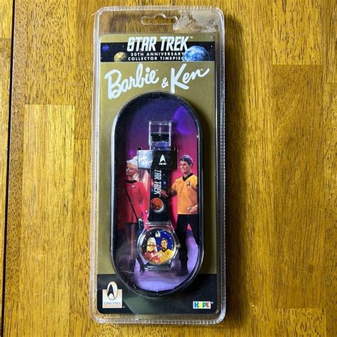 Mattel Wearables Star Trek Barbie And Ken Watch 996 3th Anniversary