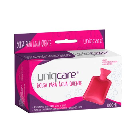 Bolsa Para Gua Quente Uniqcare Rosa Caixa Unidade Loja