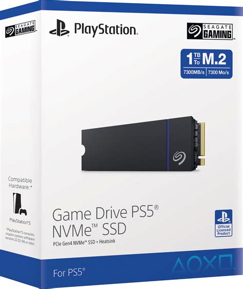 Seagate Game Drive Nvme 1tb Internal Ssd Pcie Gen 4 X4 With Heatsink For Ps5 Zp1000gp3a1011