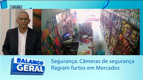 Segurança Câmeras de segurança flagram furtos em Mercados YouTube