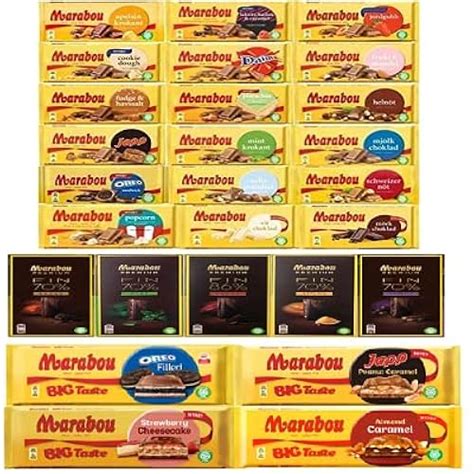 Marabou Chocolate (Pack of 10) - Pick Any 10 bars from 26 Flavors,65 ...