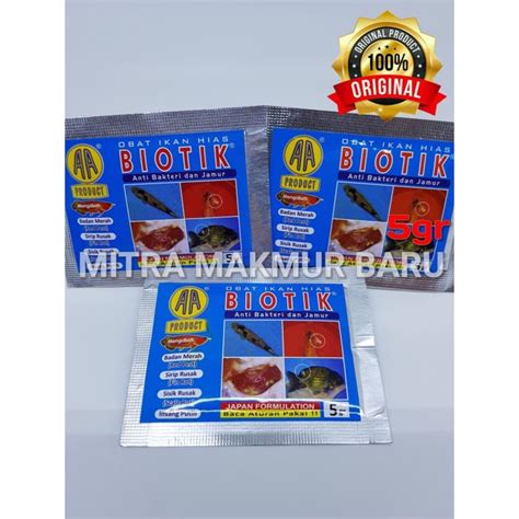 Jual Aa Product Biotik Biru Gr Obat Ikan Hias Anti Bakteri Dan Jamur