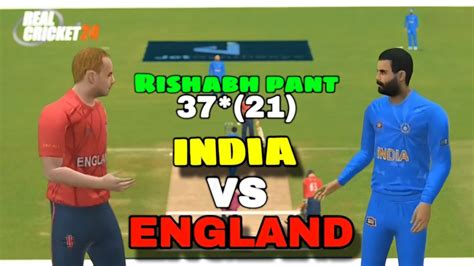 Rishabh Pant India Vs England Real Cricket Rc