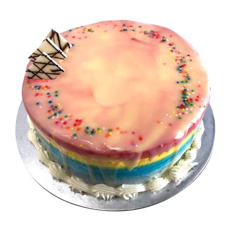 Rainbow Mud Round Cake Just Cakes