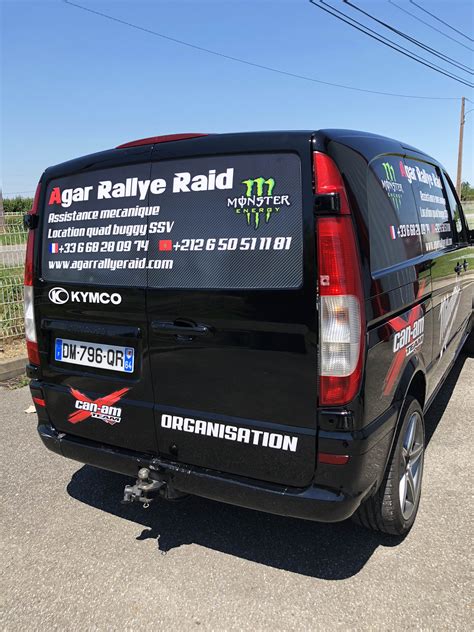 Marquage Camion Vito Agar Rallye Raid Id Factory Impression