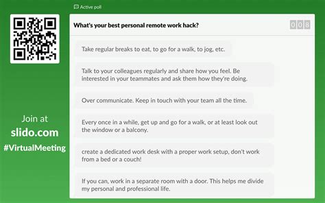 25 Fun Poll Questions for Your Virtual Team Meetings - Slido Blog
