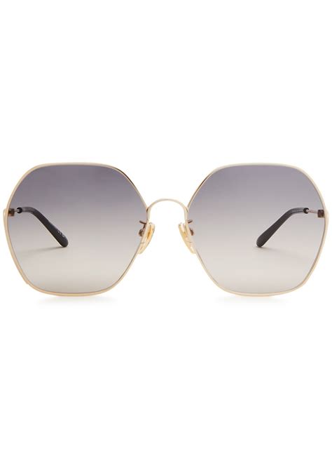 ChloÉ Hexagonal Frame Sunglasses Endource