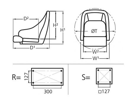 Vetus Skipper Seat
