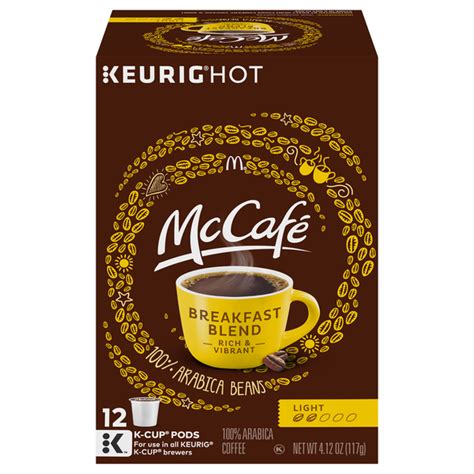 Save On McCafe Breakfast Blend Light Roast Coffee K Cup Pods Order