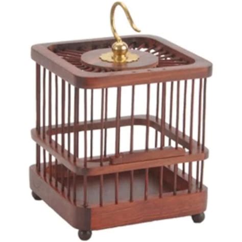 Porte Oiseaux En Bambou Cage Oiseaux Carr E Vintage Cage Oiseaux