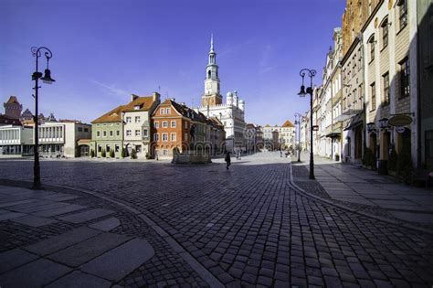 Poznan Poland Market Square Old Town Architecture Close To The