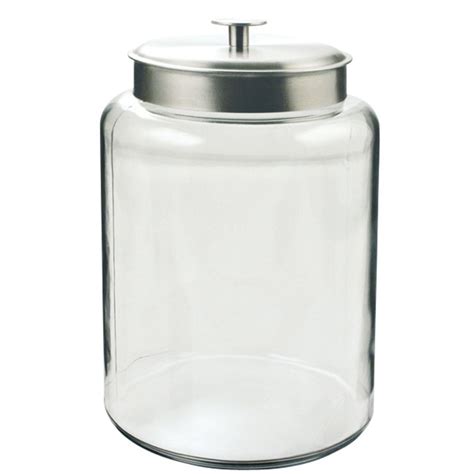 Anchor Hocking™ 25 Gal Glass Montana Jar With Aluminum Lid 8 12dia X 13 12h