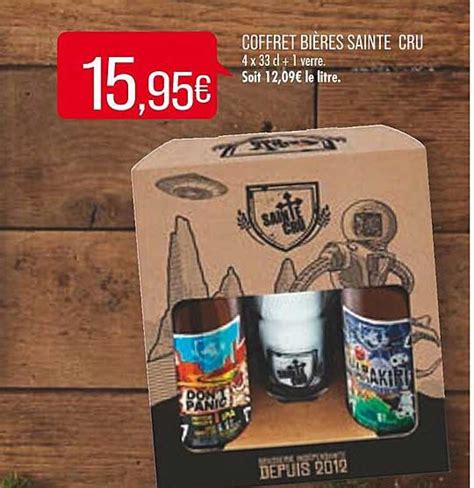 Promo Coffret Bières Sainte Cru chez Match iCatalogue fr