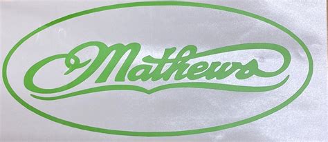 Mathews Logo Decal - Etsy