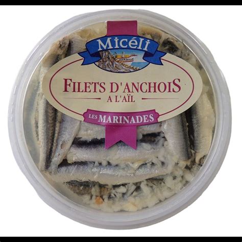 Promo Filets D Anchois Marin S L Ail Mic Li Chez Auchan