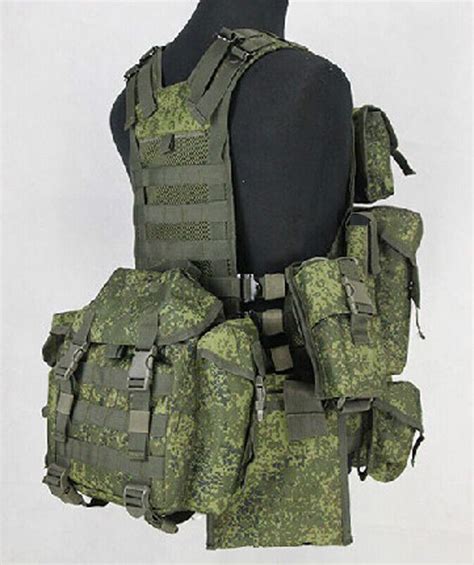 Tactical Vest With Without Molle Pouch Russian Sh Type Combat