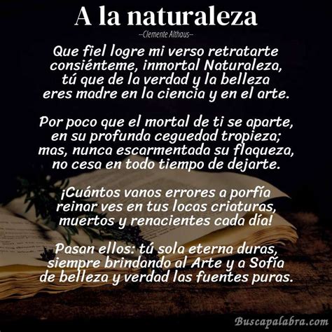 Saber Ling Stica Conciliar Poemas Sobre La Naturaleza De Estrofas