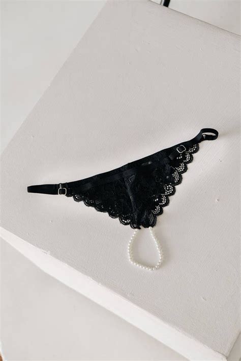 Crotchless Panties With Beads Open Crotch Panties Mature Etsy