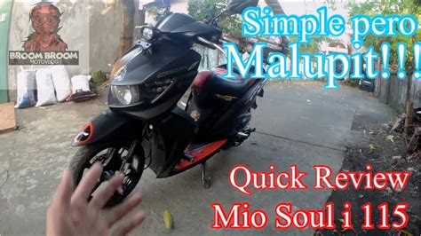 Yamaha Mio Soul I Quick Review Share Ni Broom Broom Si Deadpool