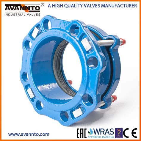 Iso 2531 En545 Ductile Iron Di Wide Range Flexible Quick Din Pn10 Universal Flange Adaptor