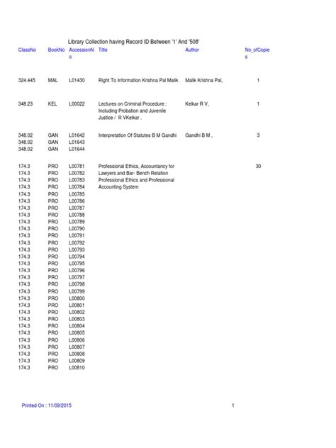 List of Law Books | Justice | Crime & Justice